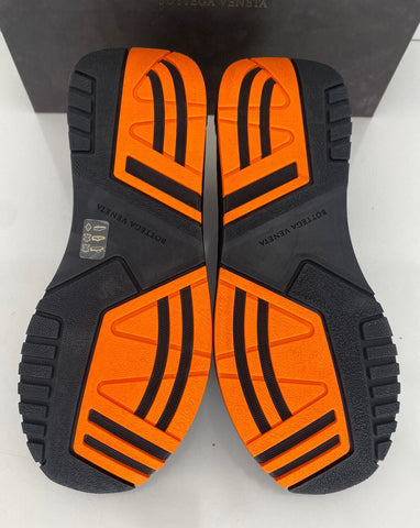 Мужские черные кроссовки из телячьей кожи Bottega Veneta 850 долларов США 10 США (43 ЕС) 565646 