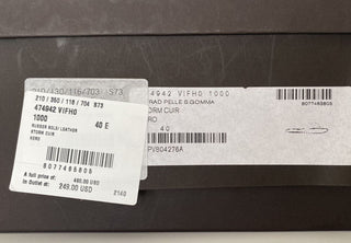 NIB 480 $ Bottega Veneta Herren-Ledersandalen in Schwarz 7 US (40 Euro) 474942 