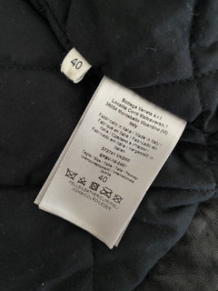 NWT $4250 Bottega Veneta Blouson Textured Leather Black Jacket 4 US (40) 572741