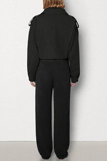 Neu mit Etikett: 2300 $ Bottega Veneta Herren Blouson Technical Coated Black Jacket 42 US 618490