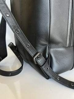 NWT 2870 $ Bottega Veneta Leder Intrecciato Rucksack Schwarz Hergestellt in Italien 493805 