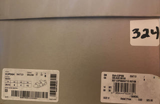 NIB $625 Giorgio Armani Braune Wildleder/Leder-Knöchelriemensandalen 9 US X2P064 IT 