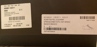 NIB 790 $ Bottega Veneta Herren Scar Tex Weiße Turnschuhe 8 US (41 Euro) 609891 