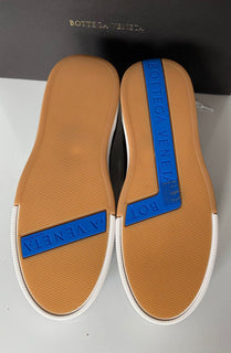 NIB $ 750 Bottega Veneta Herren Speedster Kalbsleder Kaki Sneakers 7 US 608761