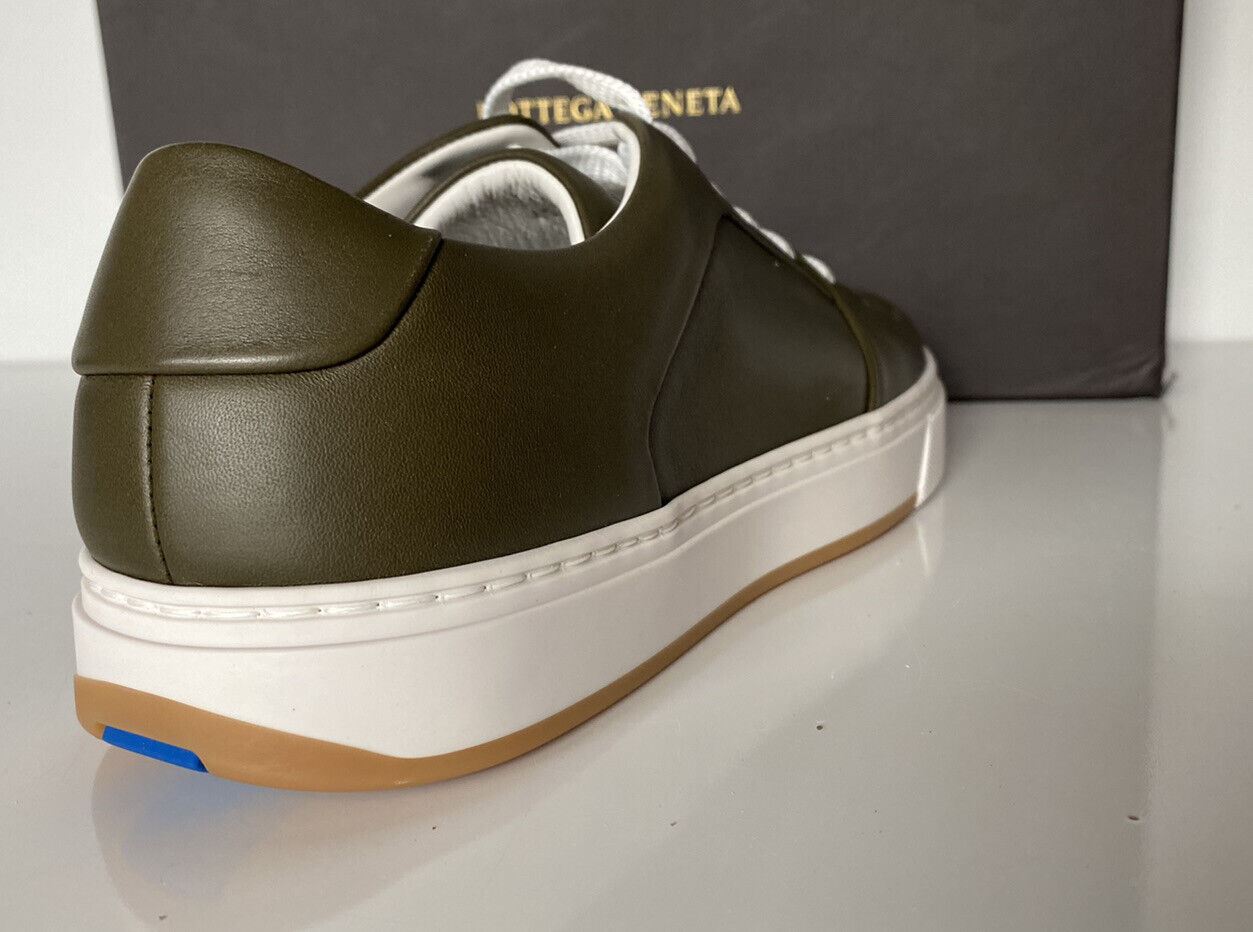 NIB $750 Bottega Veneta Men's Speedster Leather Kaki Sneakers 11 US 608761