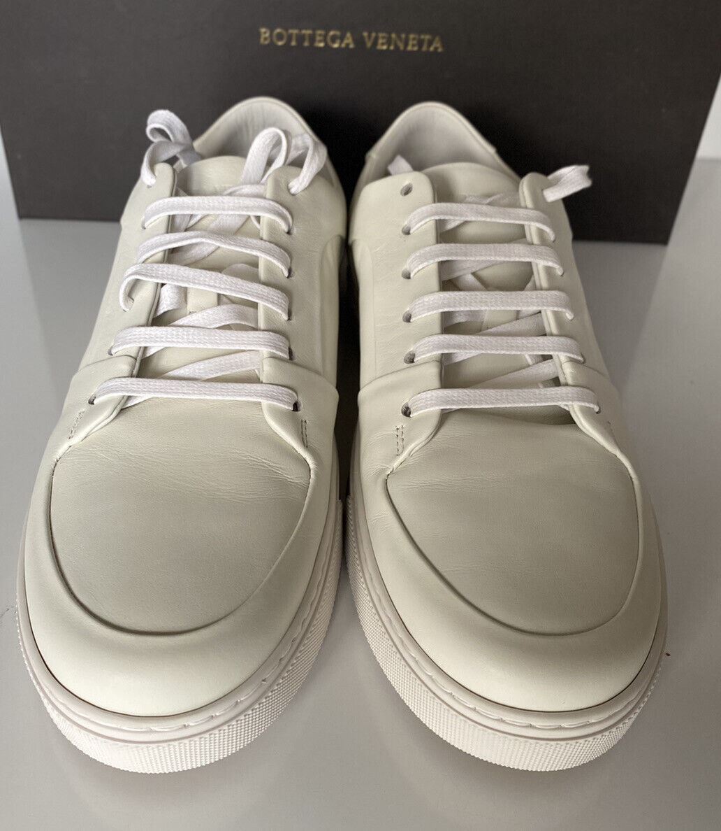 NIB $750 Bottega Veneta Men's Speedster Calf Leather White Sneakers 10 US 608761
