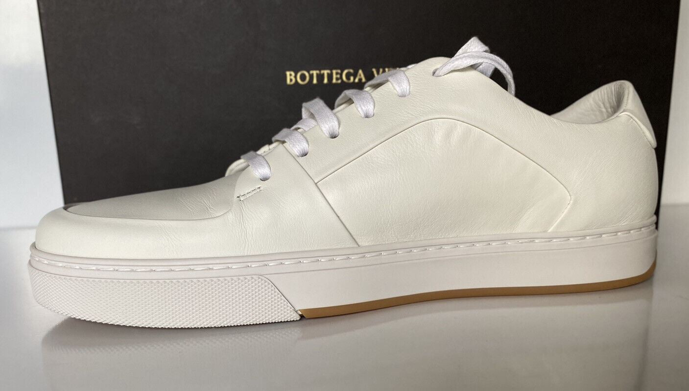 Мужские белые кроссовки Speedster из телячьей кожи Bottega Veneta, стоимость 750 долларов США, 10, США, 608761 