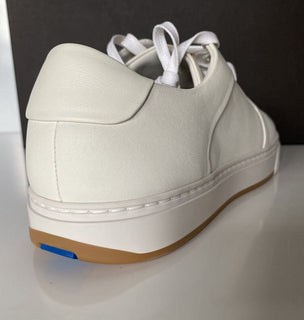 NIB $ 750 Bottega Veneta Herren Speedster Kalbsleder Weiße Turnschuhe 10 US 608761 