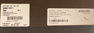 NIB 790 $ Bottega Veneta Herren Scar Tex Weiße Turnschuhe 10 US (43 Euro) 609891 