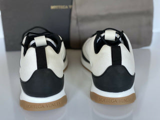 NIB 790 $ Bottega Veneta Herren Scar Tex Weiße Turnschuhe 10 US (43 Euro) 609891 