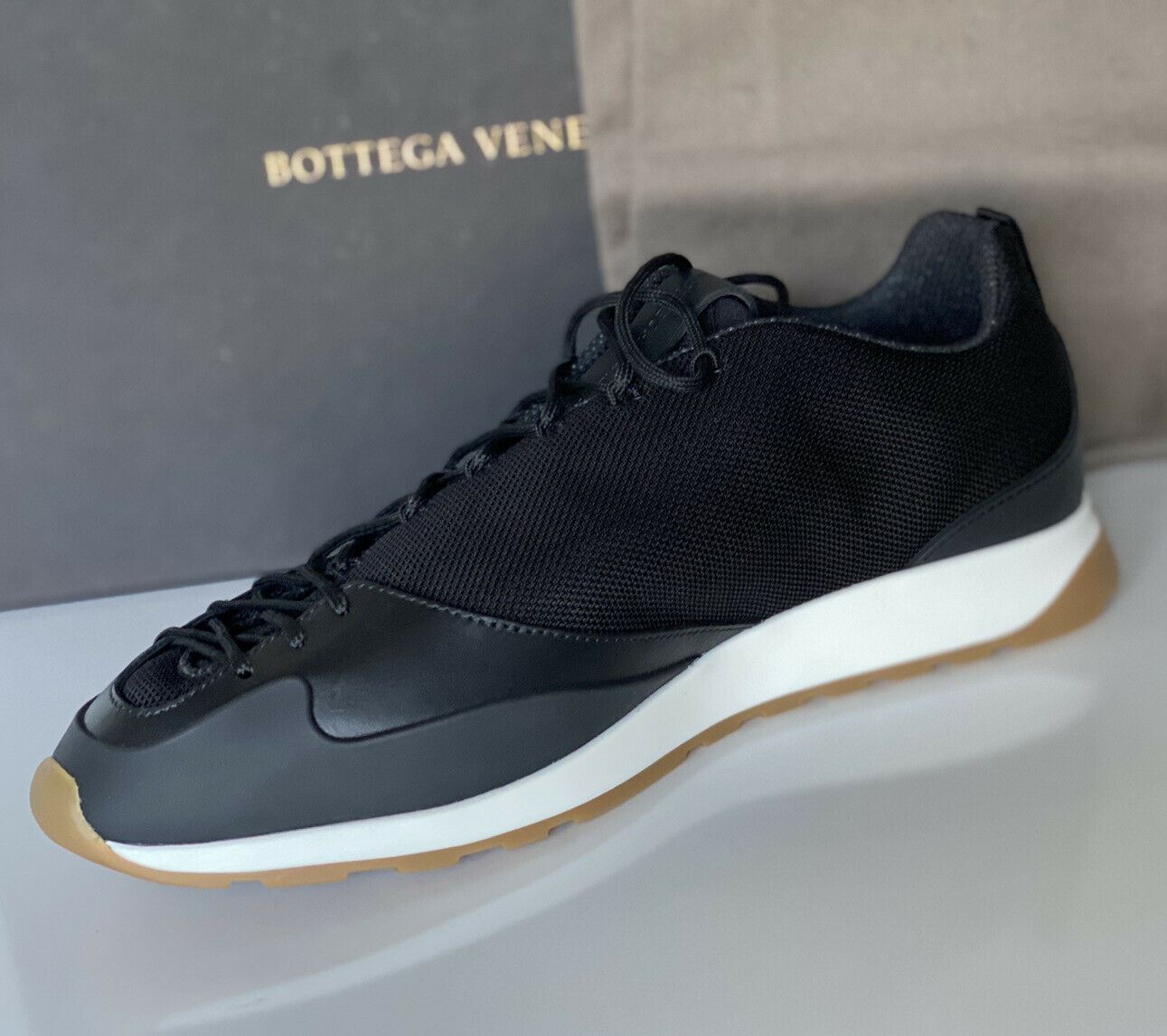 NIB 790 $ Bottega Veneta Herren Scar Tex Black Sneakers 9 US (42 Euro) 609891 