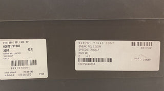 NIB $ 750 Bottega Veneta Herren Speedster Kalbsleder Kaki Sneakers 9 US 608761 