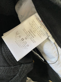 Neu mit Etikett: 950 $ Bottega Veneta High-Waist-Jeans Schwarz 0 US (36 Euro) 618452 Italien