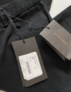 Neu mit Etikett: 950 $ Bottega Veneta High-Waist-Jeans Schwarz 0 US (36 Euro) 618452 Italien