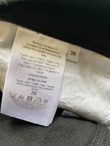 NWT $950 Bottega Veneta High-Waisted Jeans Black 2 US (38 Euro) 618452 Italy