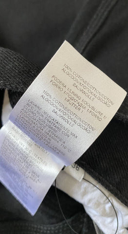 NWT $950 Bottega Veneta High-Waisted Jeans Black 2 US (38 Euro) 618452 Italy