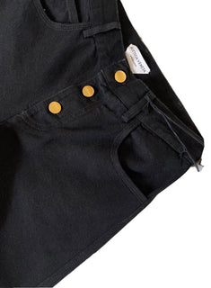 Neu mit Etikett: 950 $ Bottega Veneta High-Waist-Jeans Schwarz 4 US (40 Euro) 618452 Italien