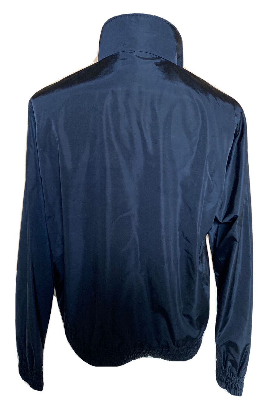 NWT $1200 Versace Men's Jacket Windbreaker Blue 40 US (50 Euro) A87022S Italy