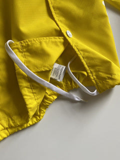 Neu mit Etikett: 1150 $ Versace Herren-Regenmantel mit Knopfleiste in Gelb, Größe 2XL (54 Euro) A85203 
