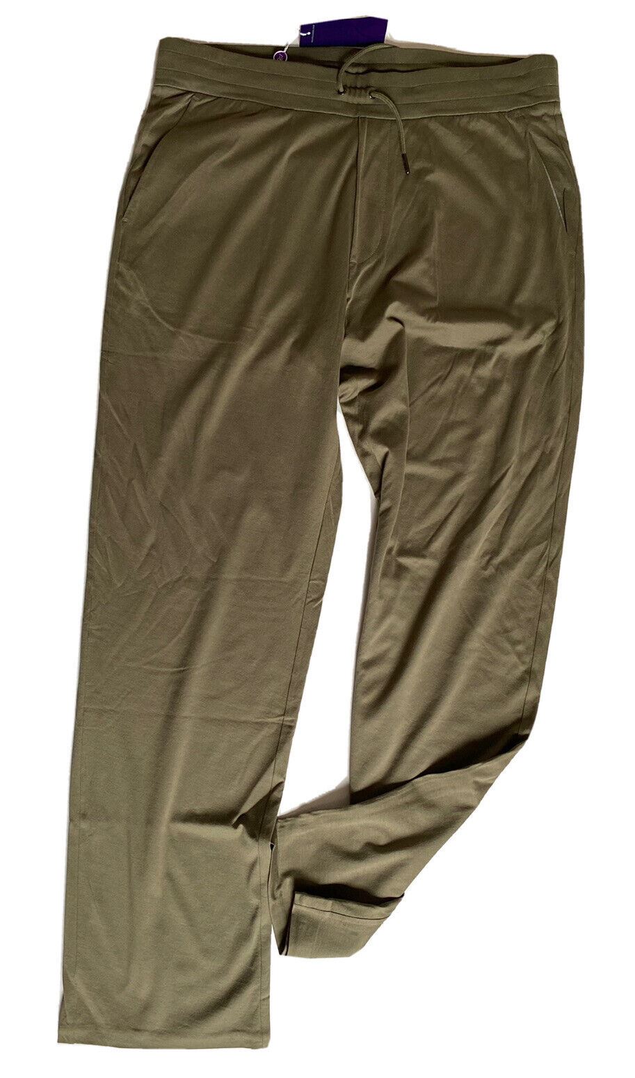 NWT $350 Ralph Lauren Purple Label Men's Olive Soft Cotton Sport Pants Size M