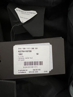 NWT 1850 $ Bottega Veneta Jacke mit Kapuze Schwarz 40 US (50 Euro) 622764 Italien 