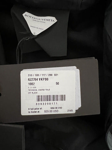 NWT 1850 долларов США Куртка Bottega Veneta с капюшоном Черная 40 США (50 евро) 622764 Италия 