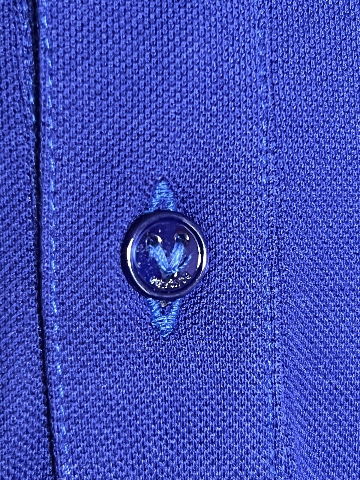 NWT $425 Versace Medusa Blue Tailor Fit Cotton Polo Shirt M A87427 Made in Italy