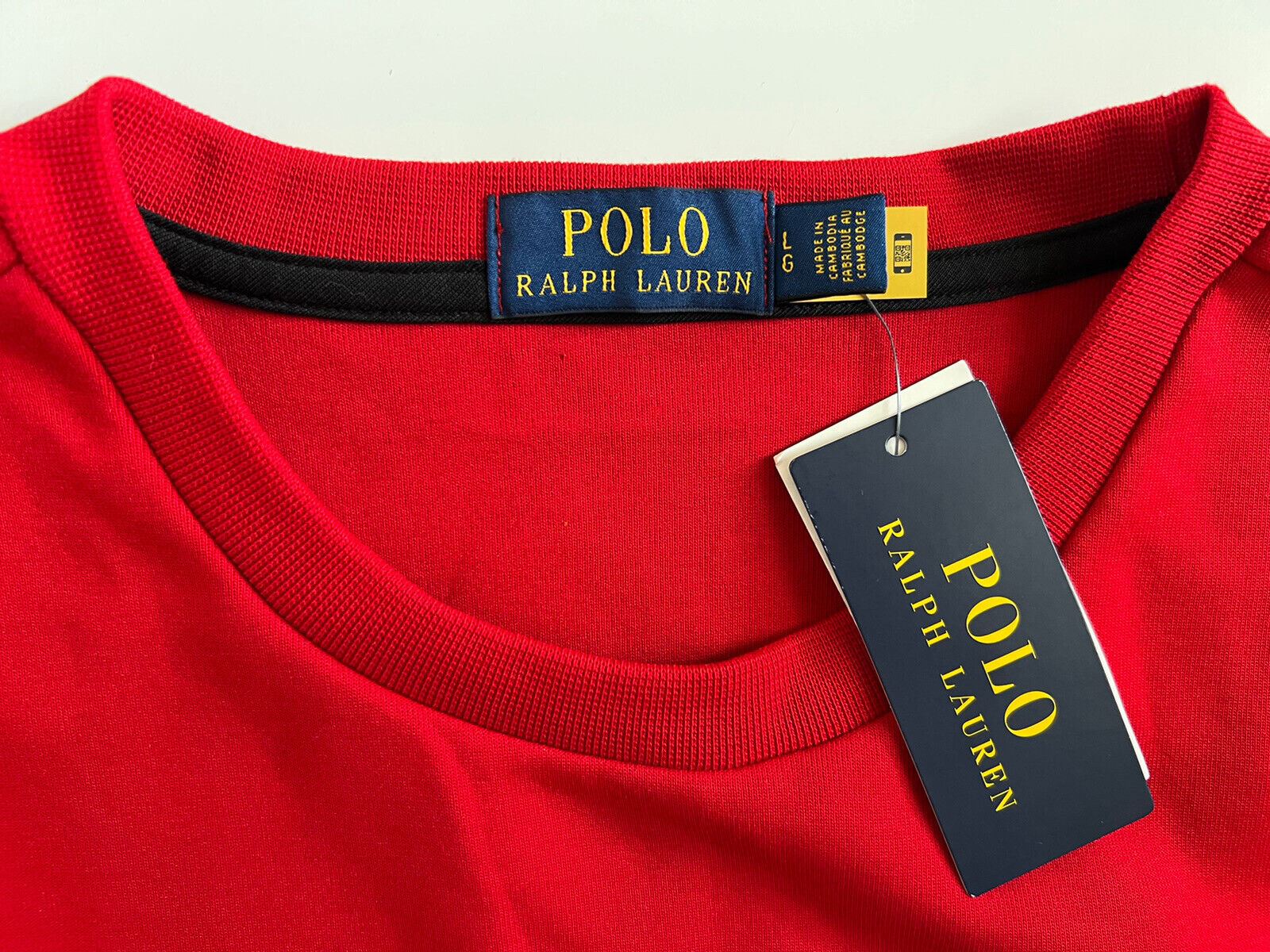 NWT $125 Polo Ralph Lauren Long Sleeve Sweatshirt Red Large