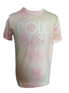 Neu mit Etikett: Polo Ralph Lauren Polo 1992 Logo Hellrotes T-Shirt M