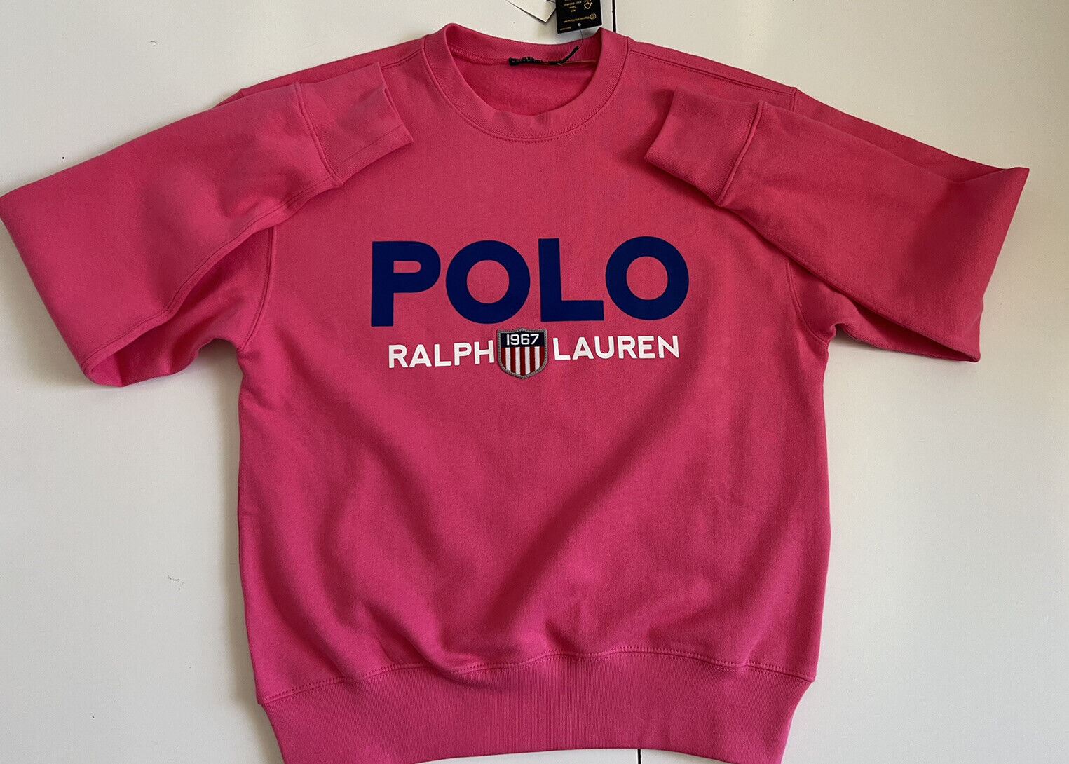 Женский розовый свитшот Polo Ralph Lauren, маленький размер, NWT $128