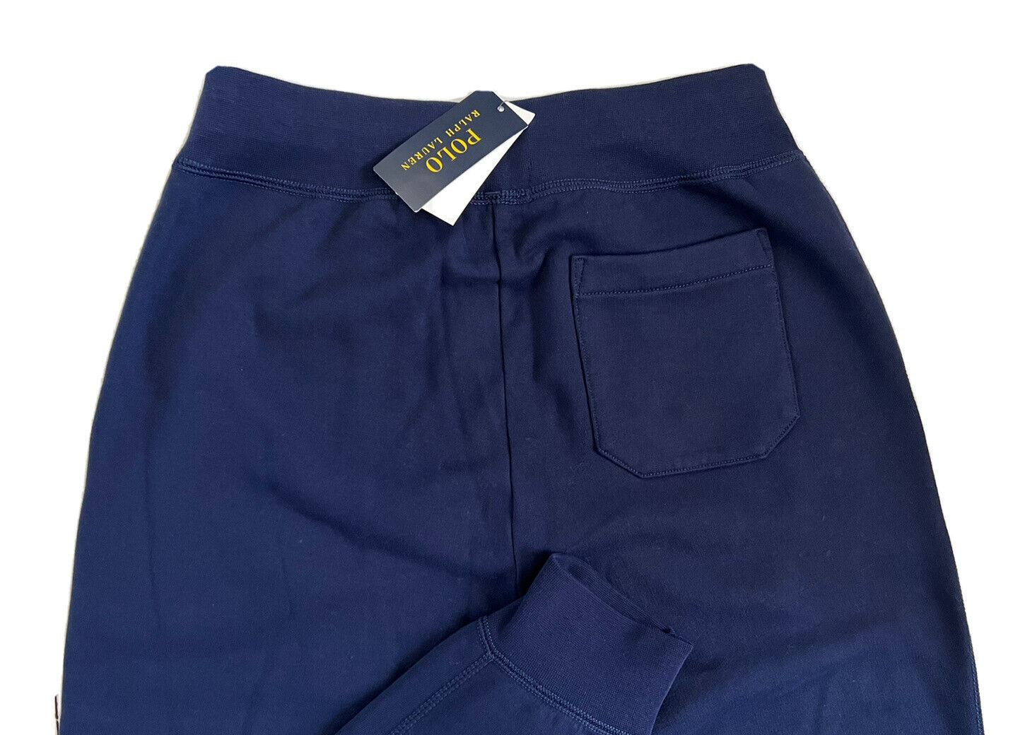 Мужские темно-синие повседневные брюки Polo Ralph Lauren с логотипом NWT, маленькие размеры, $125