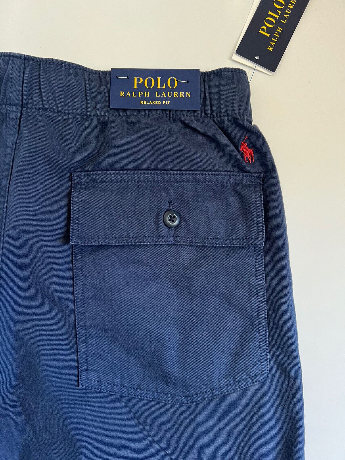 Neu mit Etikett: 125 $ Polo Ralph Lauren Herren-Shorts in Blau, Größe S