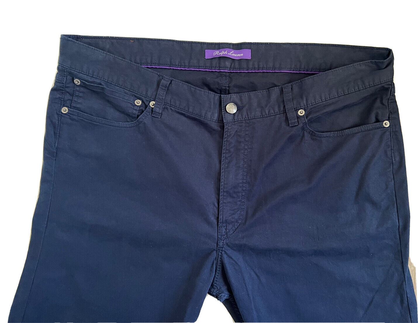 NWT 495 долларов США Ralph Lauren Purple Label Повседневные брюки узкого кроя 38 США Сделано в Португалии 