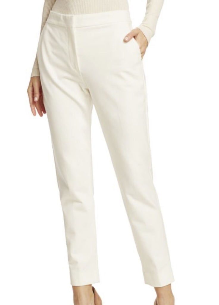 Neu mit Etikett: 595 $ MAX MARA Pegno Jerseyhose Größe 6 Hergestellt in Portugal 