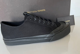 NIB $ 570 Bottega Veneta Herren Speedster Cutton Black Sneakers 10 US 611183 Spanien 
