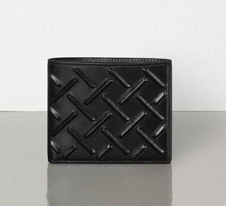 NIB 450 $ Bottega Veneta Nappa19 Leder-Geldbörse Schwarz 605721 Italien 