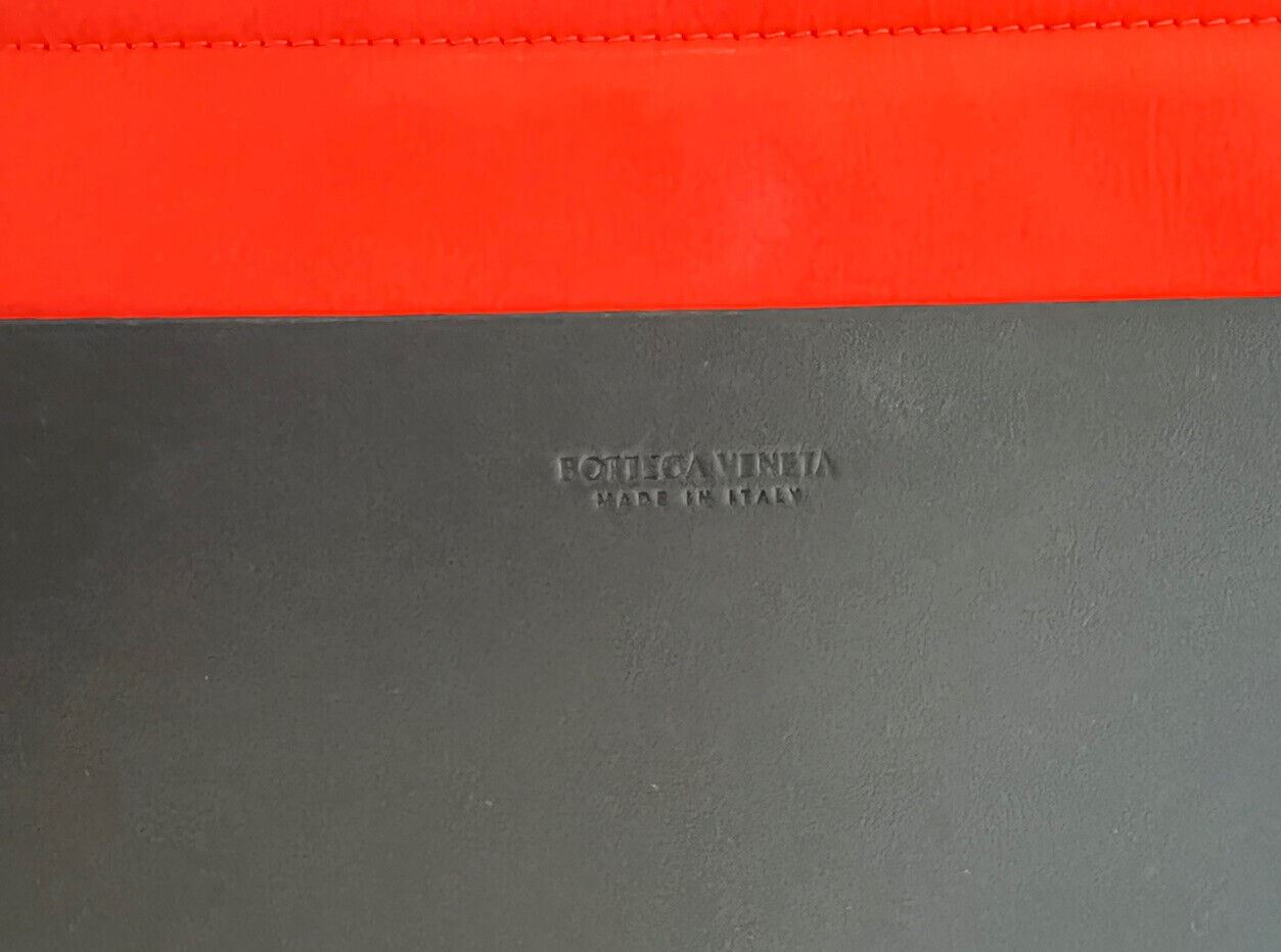 Neu mit Etikett: 1200 $ Bottega Veneta Intrecciato Organizer-Etui aus schwarzem Leder 629700 Italien 