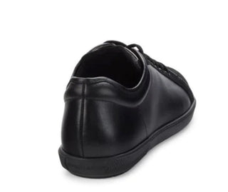 Neue $675 Giorgio Armani Herren-Sneakers aus schwarzem Leder 11 US X2X109 Italien 
