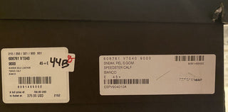 NIB 750 $ Bottega Veneta Herren Speedster Kalbsleder Weiße Turnschuhe 12,5 608761 