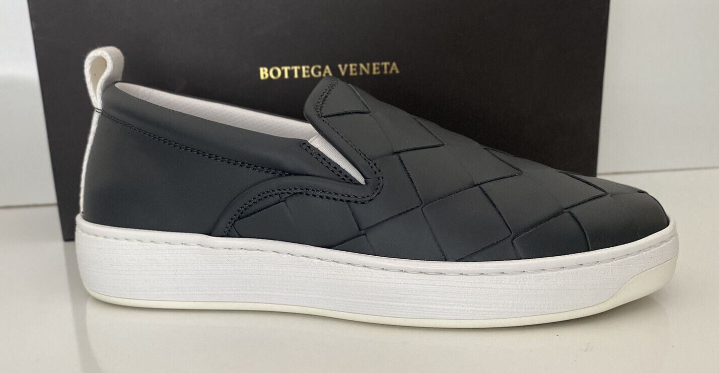 Серые туфли из телячьей кожи Bottega Veneta Intrecciato 760 долларов США 8,5 США 578303 Италия 