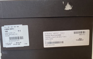NIB $ 620 Bottega Veneta Herren-Slipper aus schwarzem Leder/Canvas 8 US 578262 