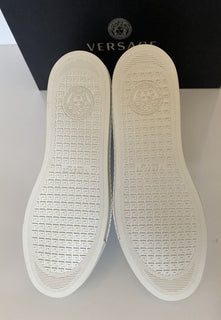 NIB Versace Leder Weiße High-Top-Sneaker 11 US (44 Euro) DSU8152S 