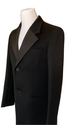 NWT $6900 Bottega Veneta Mens Cashmere Black Coat 38 US (48 Euro) 603547 Italy