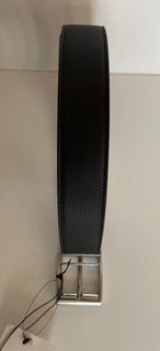 Neu mit Etikett: 520 $ Bottega Veneta Doppelseitiger Herrengürtel in Schwarz/Weiß 40/100 575234 Italien