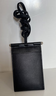 Neu mit Etikett: 450 $ Bottega Veneta Kalbsleder-Kartenetui Schwarz 619045 Hergestellt in Italien