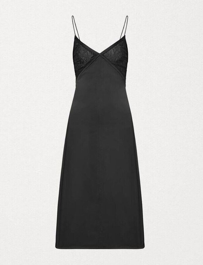 NWT $2380 Bottega Veneta Women's Black Sleep Dress 4 US (40 Bottega) 605980 IT