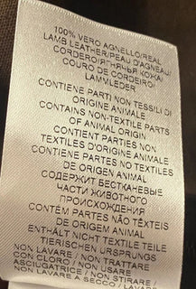 Neu mit Etikett: 2780 $ Bottega Veneta Damenoberteil aus Schokoladenleder 6 US (42 Bottega) 600550