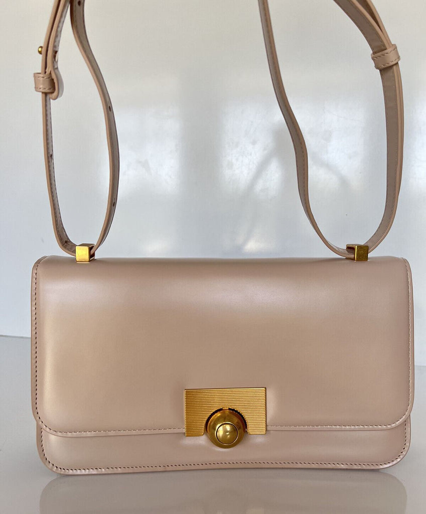 Neu mit Etikett: 2100 $ Bottega Veneta Mini-Umhängetasche aus Sattelleder 587222 Hergestellt in Italien