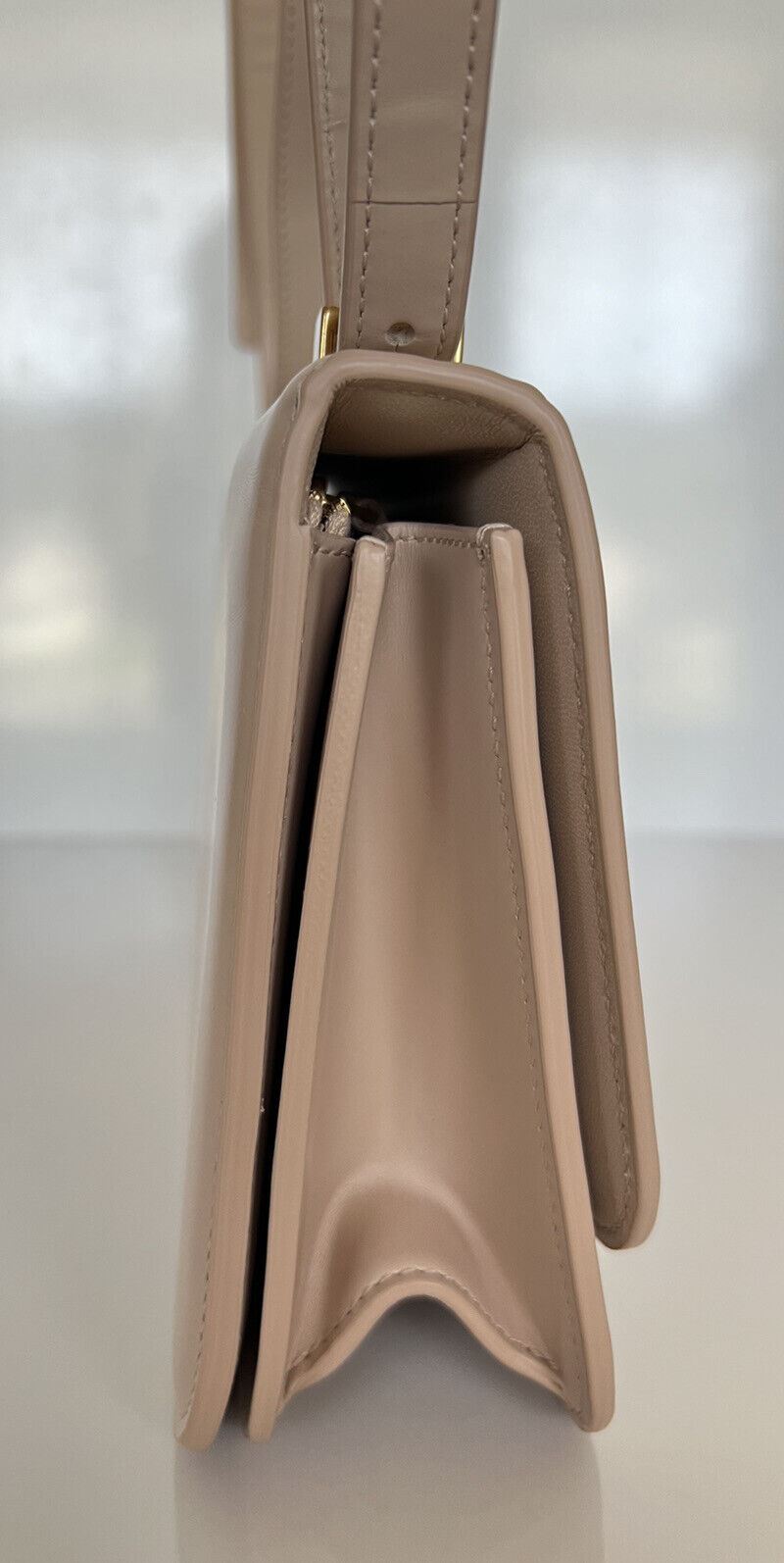 NWT $2100 Bottega Veneta Saddle Leather Mini Shoulder Bag 587222 Made in Italy