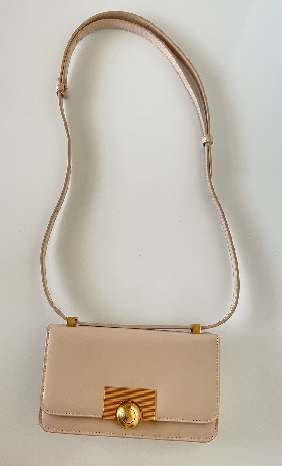 NWT $2100 Bottega Veneta Saddle Leather Mini Shoulder Bag 587222 Made in Italy